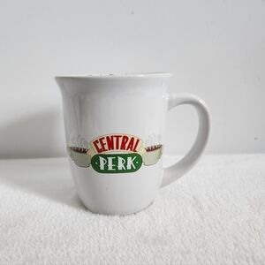 Friends Central Perk Silver Buffalo White Ceramic Coffee Cup Mug 16 Oz